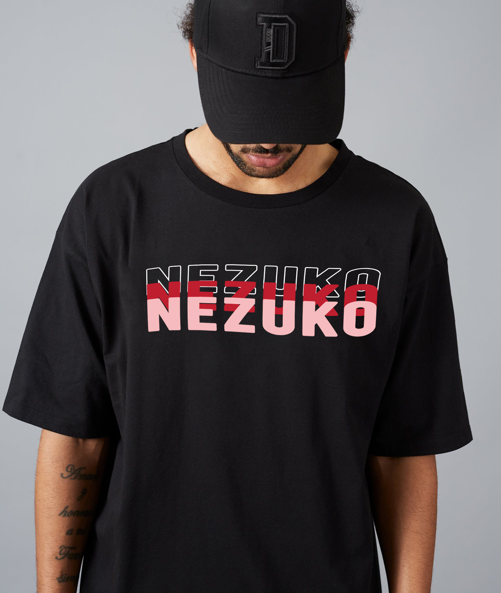 unisex Nezuko Kamado Anime oversized T-shirt