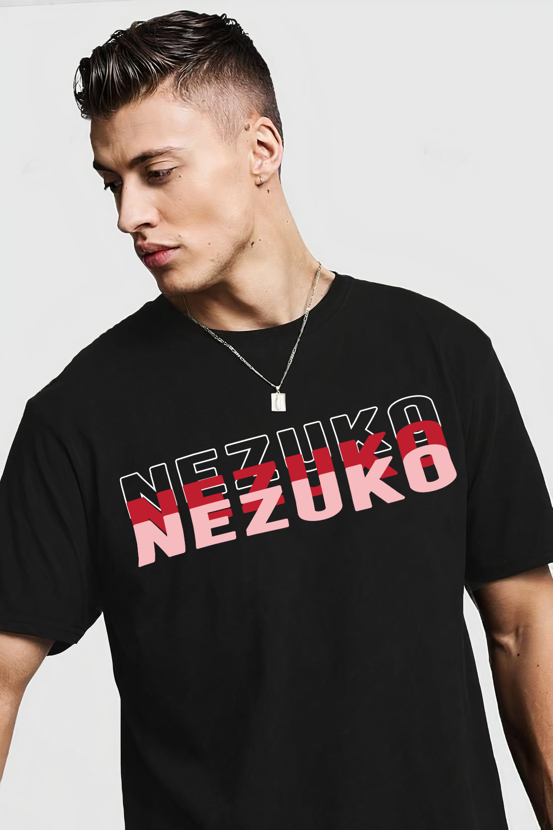 unisex Nezuko Kamado Anime oversized T-shirt