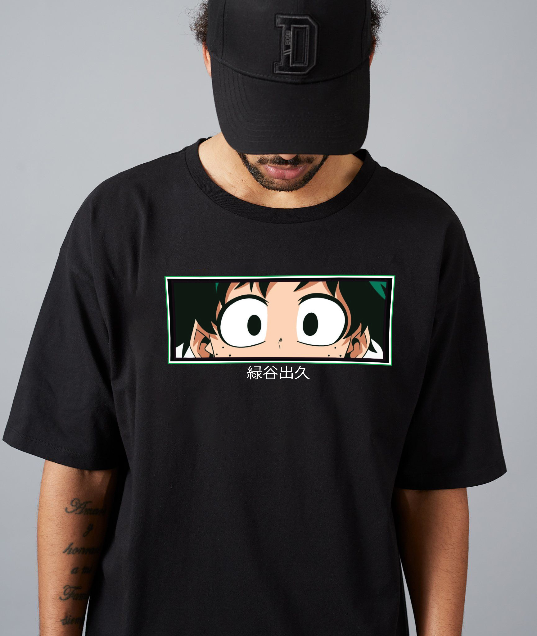 unisex Izuku Midoriya oversized printed t shirt